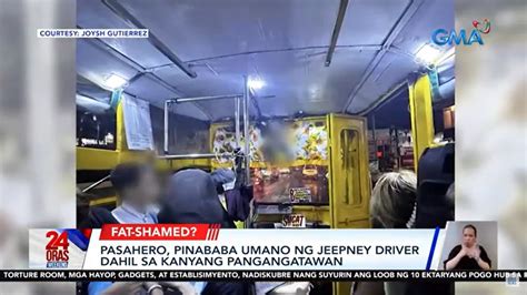 Jeepney driver, inirereklamo nang magpababa ng .